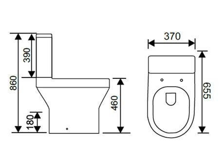 IVE Comfort Height WC Suite