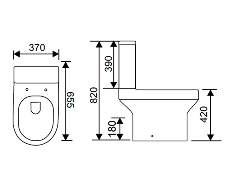 IVE WC Suite and Replacement Toilet Seat & Cover