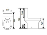 IVE WC Suite and Replacement Toilet Seat & Cover
