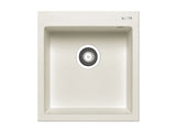 Istros Inset Sink 460 x 500cm 1B - Snow Finish