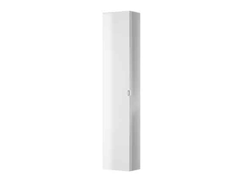 Kaka 1 Door, Wall Mounted Tall Unit - Matt White