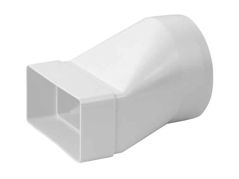 Round to Rectangular Offset Connector