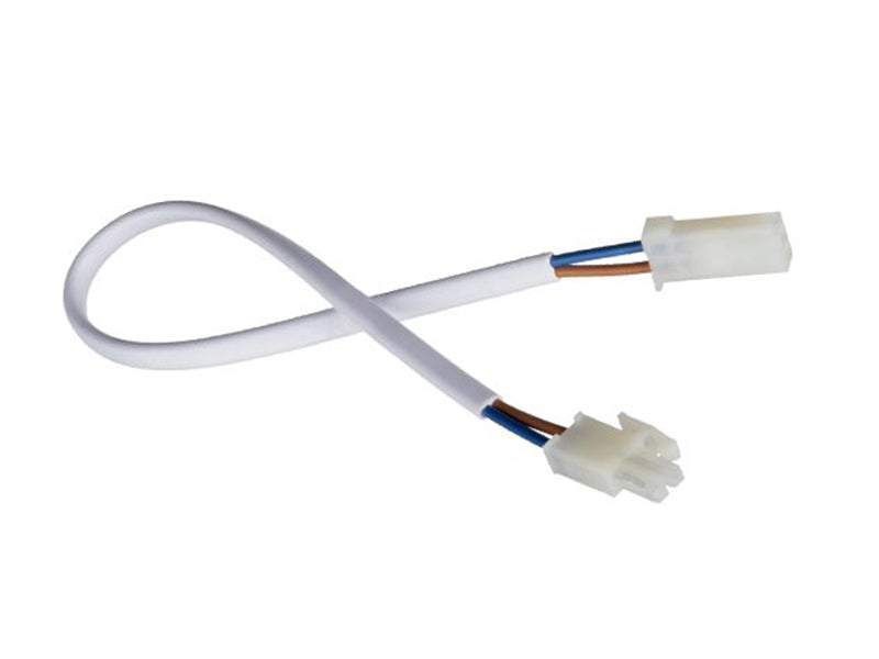 White Amp Connecting Lead Male to Female Extender