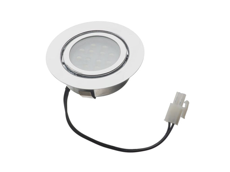 LED White Spot Light Chrome
