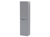 Lunar 2 Doors, Wall Mounted Tall Cabinets - Satin Grey