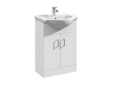Mayford 2 Doors, Floor Standing Vanity Units - Gloss White