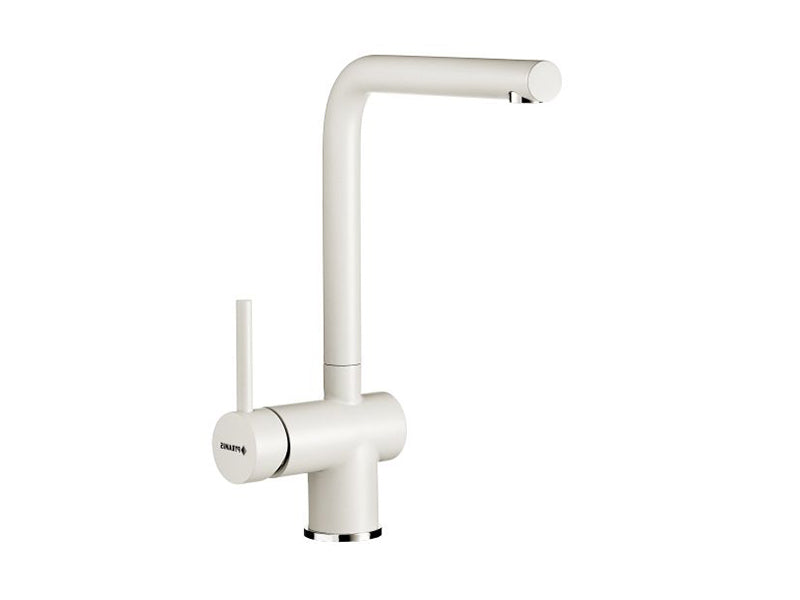Pyramis Mandolin Sink Mixers - Granite Snow Finish