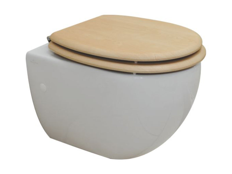Prisma Stained Soft Wood with Chrome Plated Plastic Pillar Hinges - Maple
