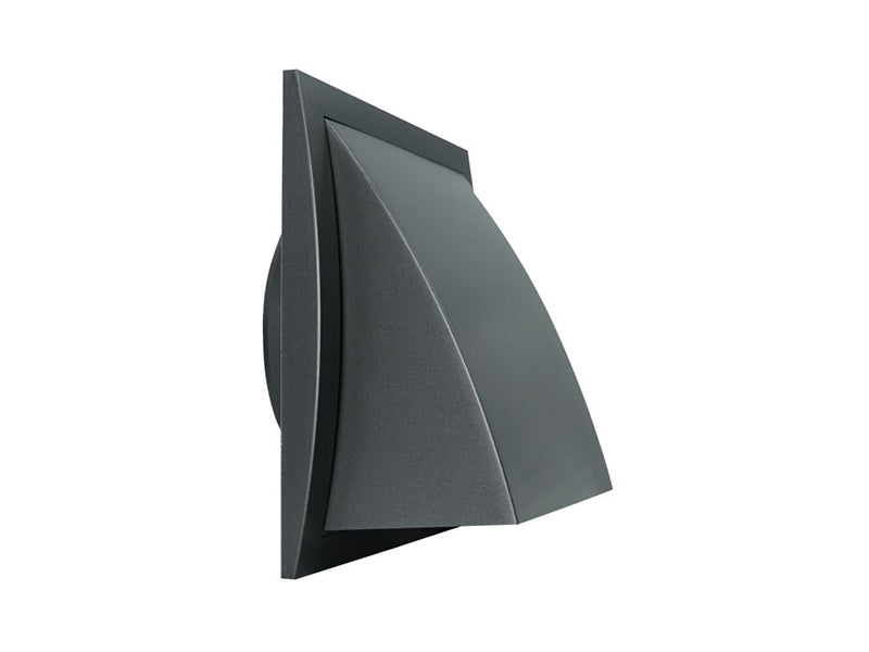 Europlast Plastic External Grilles with Check Valves - Anthracite