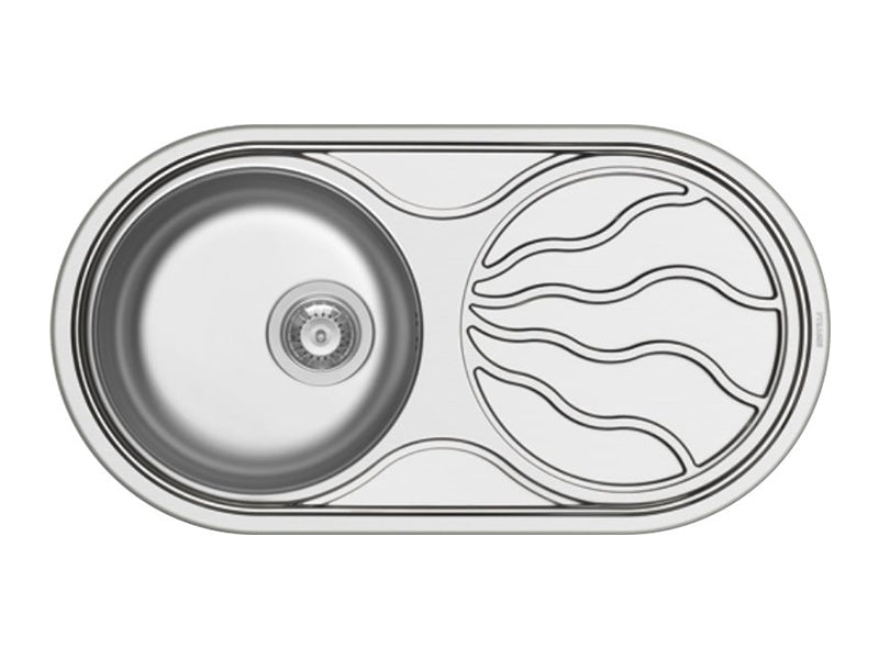 Nike 850mm x 450mm 1B 1D Satin Finish Inset Sink