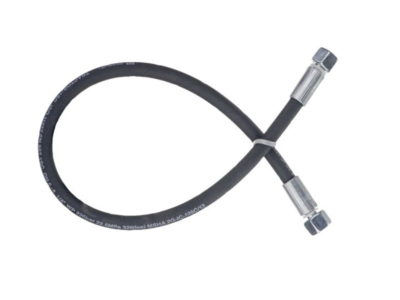 Heavy Duty F x F Black Rubber Flexible Oil Lines