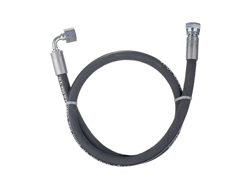 Heavy Duty F Elbow x F Black Rubber Flexible Oil Lines