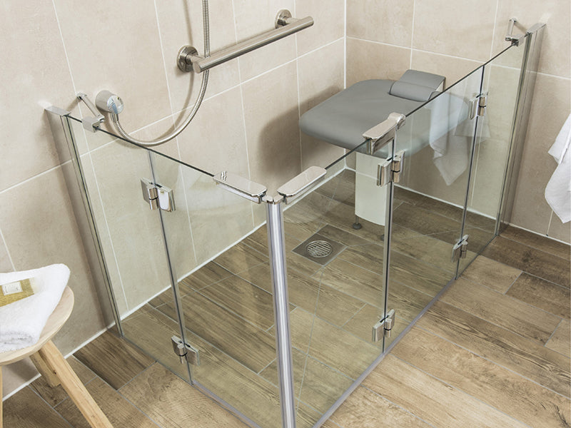Opulence Bi-Parting Half Height Glass Doors