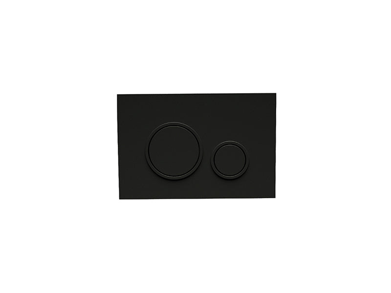 Fluidmaster Round Plate Dual Flush Button - Matt Black