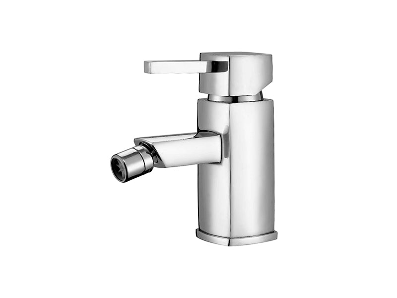 Square Bidet Mixer - Chrome Finish