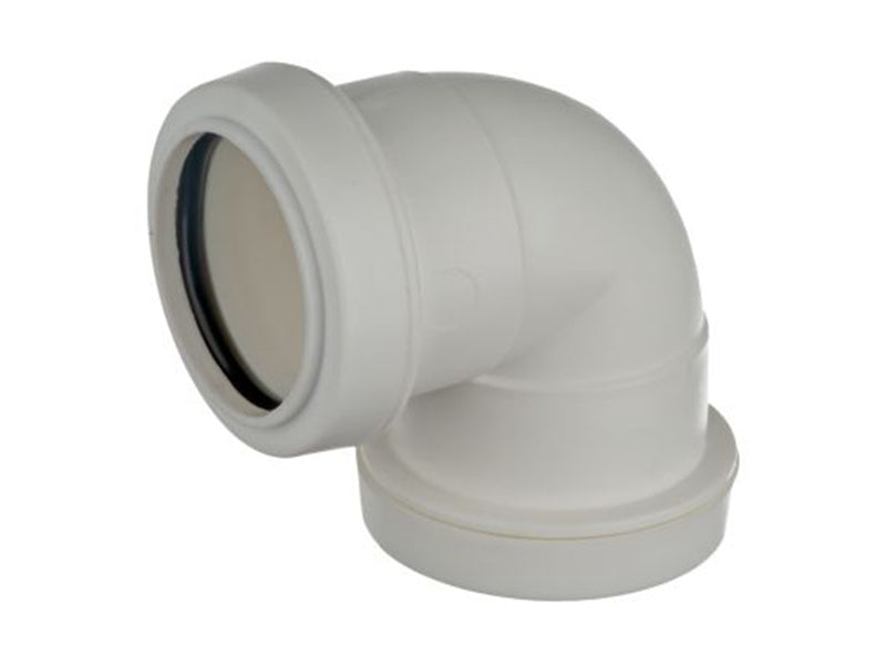Push Fit Waste Fittings 90 Deg. Knuckle Elbow