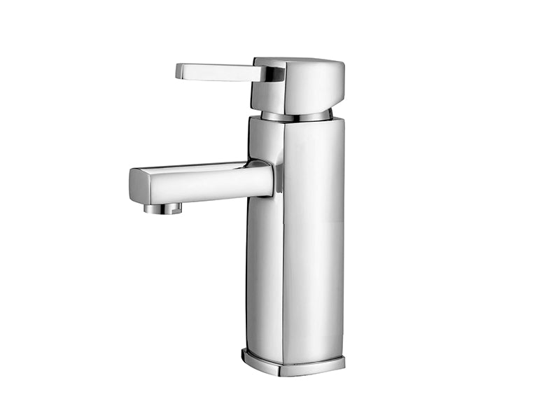 Square Intermediate Basin Mixer - Chrome Finish