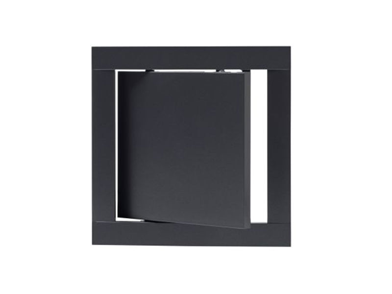 Square Plastic Access Panels with Friction Catches - Anthracite