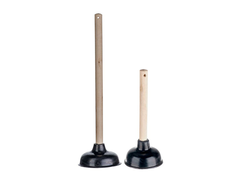 Sink Plunger with Wooden Handle