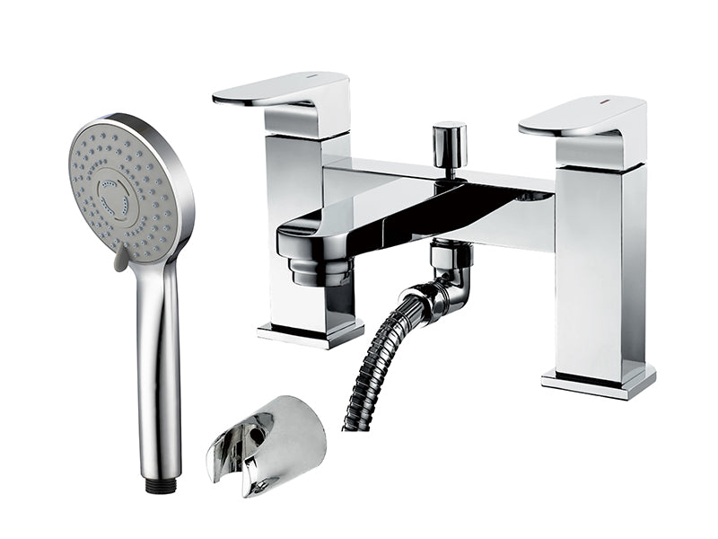 Mood Bath/Shower Mixer c/w Hose, Hand Spray & Bracket - Chrome Finish