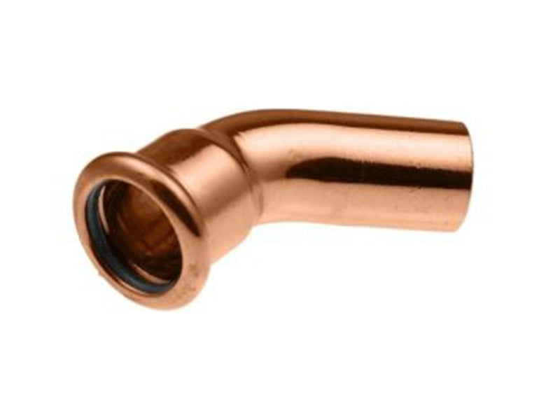 Copper PRESS 45 Deg. M x F Bend