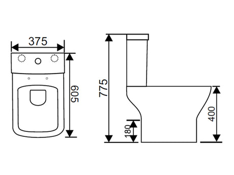 PRINCETON WC Suite and Replacement Toilet Seat & Cover