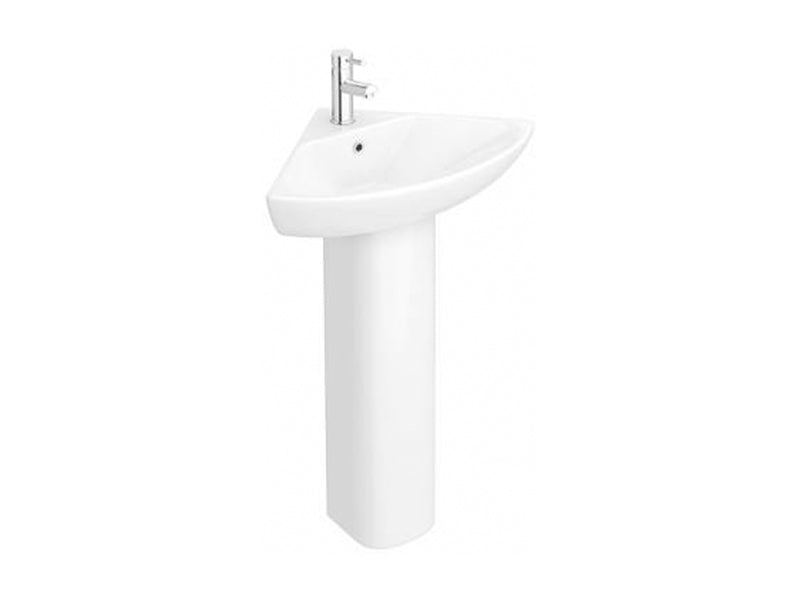 PRINCETON Corner Wash Hand Basin - 1 Taphole