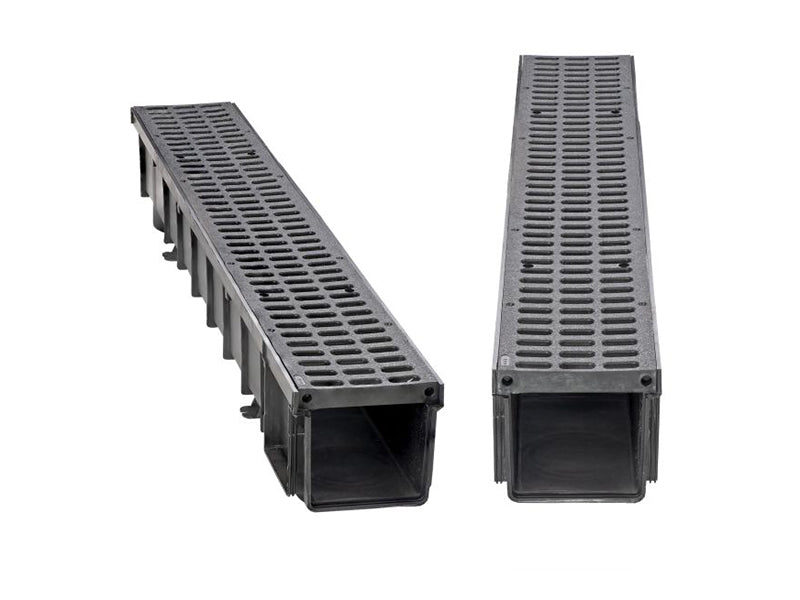 1M Drainage Channel with Plastic Grid
