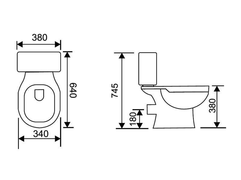 ALBA Closed Coupled WC Suite