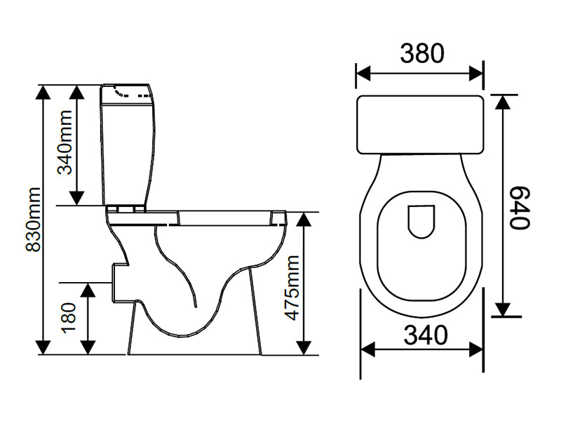 ALBA Comfort Height WC Suite