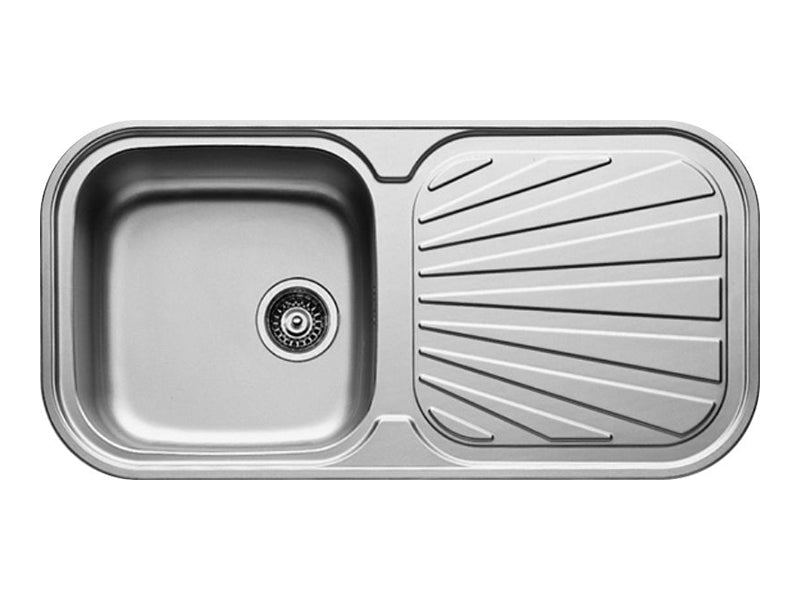 Poseidon 960mm x 480mm 1B 1D S/Steel Inset Sink