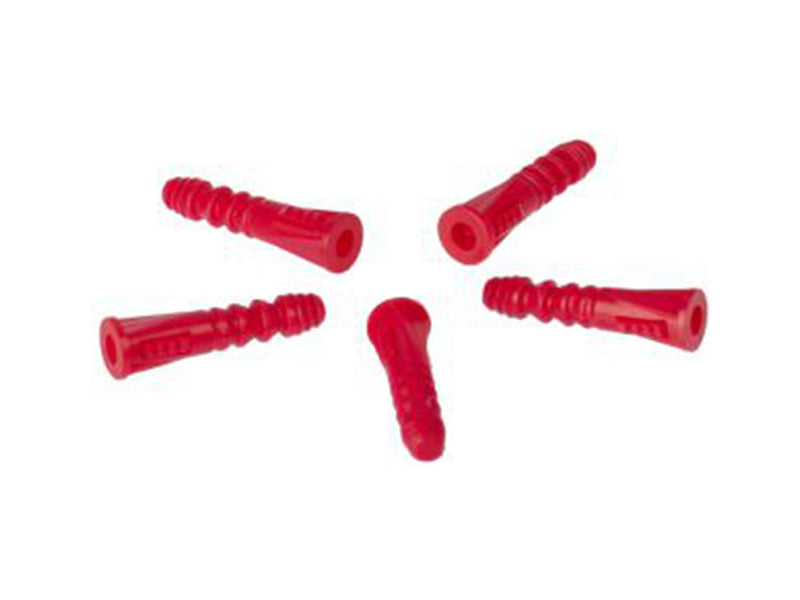 LOX Delta Plastic Wall Plugs - Red