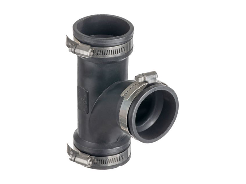 Flexible PVC Equal Tee Couplings PVC/CI - PVC/CI
