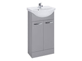 Reno 2 Doors, Floor Standing Vanity Units - Matt Dust Grey
