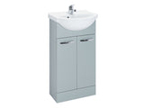 Reno 2 Doors, Floor Standing Vanity Units - Matt Fjord Green