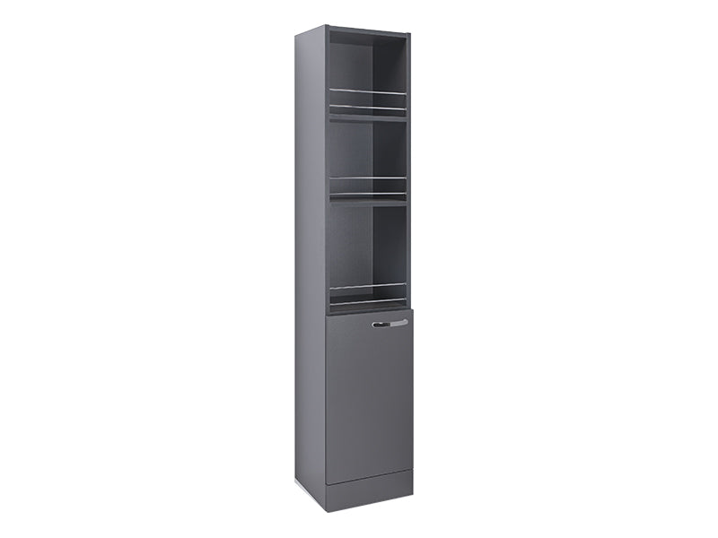 Reno 1 Door, Floor Standing Tall Boy - Matt Anthracite