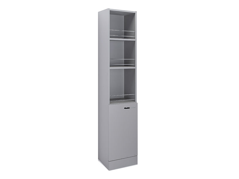 Reno 1 Door, Floor Standing Tall Boy - Matt Dust Grey