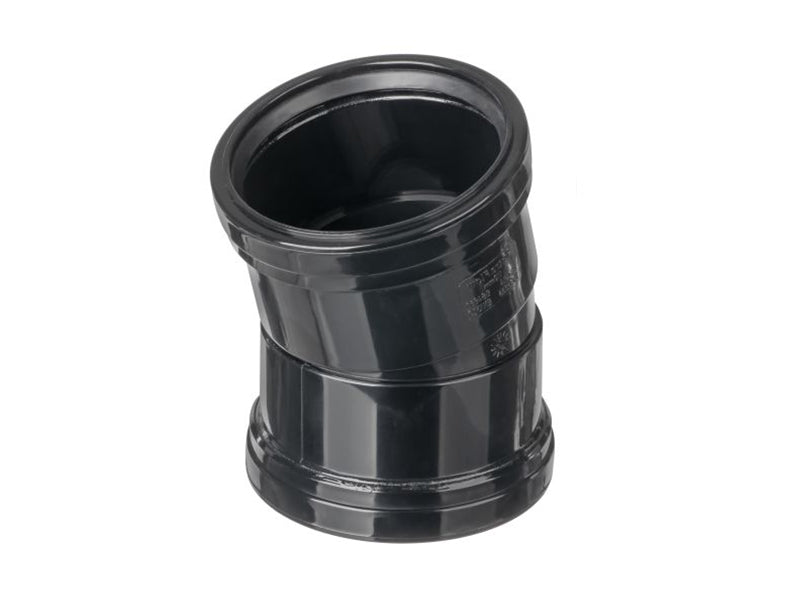 Soil Pipe 15 Deg. Double Socket Bend