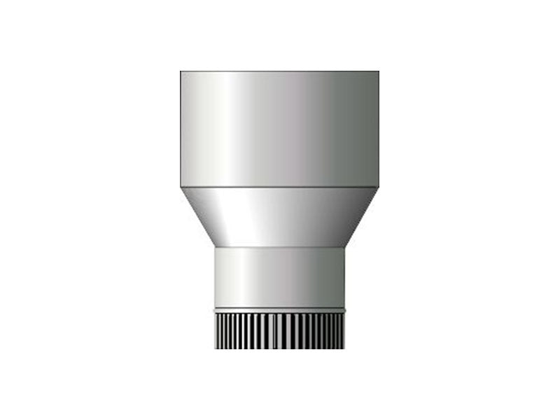 Excelsior Single Wall Flue System Reducer/Increaser – 2 Step (Two Size Reduction)