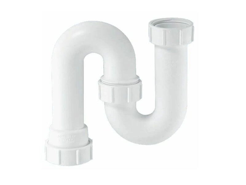 McAlpine Tubular Waste S Traps with 75mm Seal