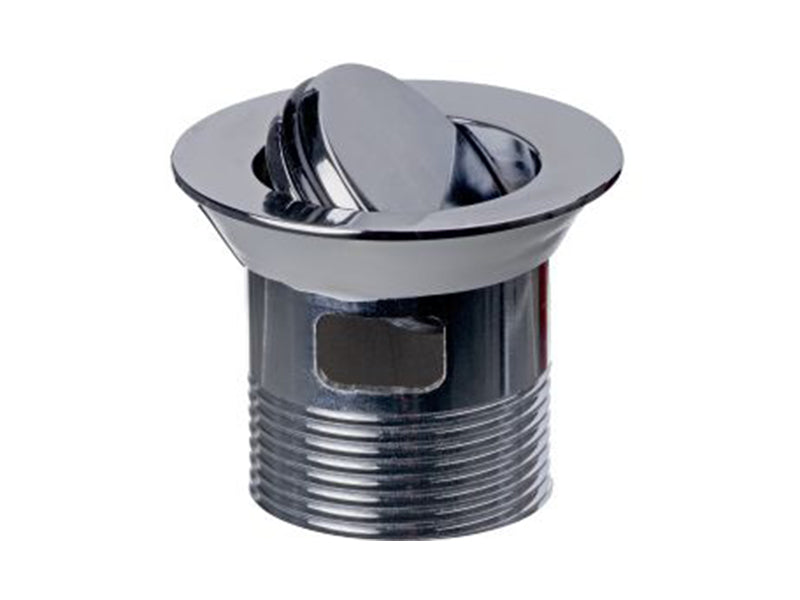 Swivel Plug Wastes C.P. on Brass Basin Wastes