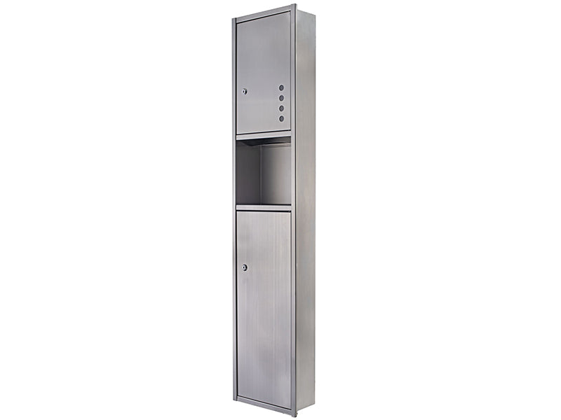 The Bann - Lockable Combined Paper Towel Dispenser & Receptacle