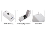 Schiller Sensor Operated White ABS Soap Dispenser