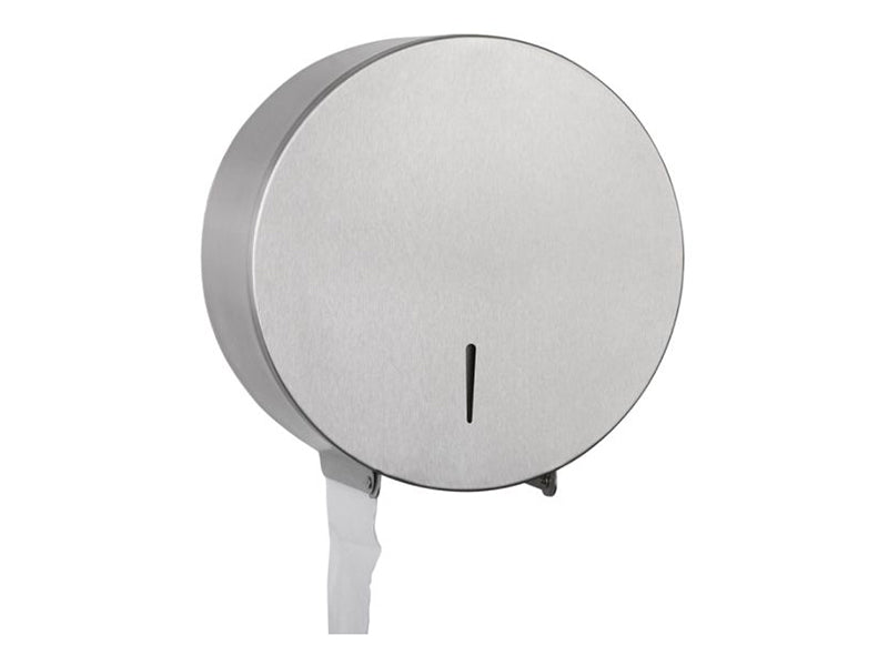 Schiller S/Steel Toilet Roll Dispenser - Bottom Pull