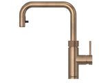 Quooker Flex Square Boiling Water Tap - Patinated Brass Finish