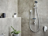 3 Function Shower Head Kit c/w Hose & Adj. Bracket