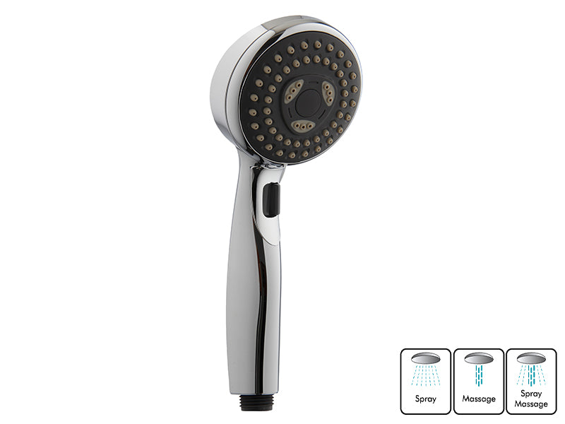 Three Setting SLINE4 Shower Head with Water Saving Switch
