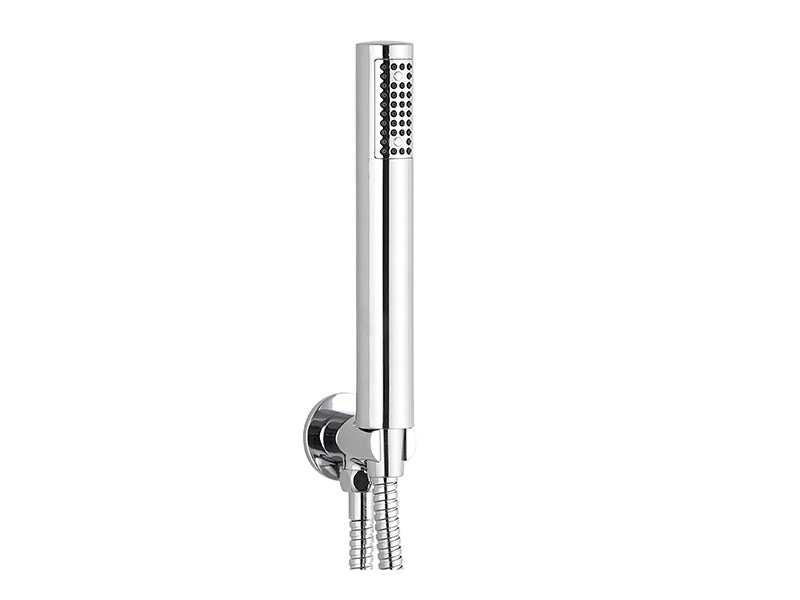 Round Outlet Elbow with Parking Bracket, Flex & Handset