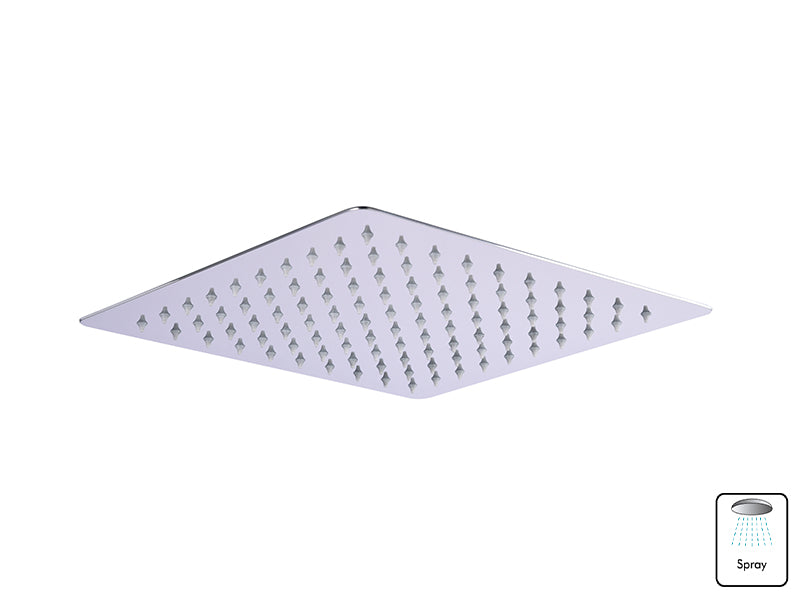 Single Setting Square Thin Shower Head