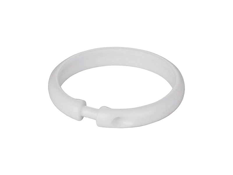 Round with Concelead Closure Shower Curtain Rings